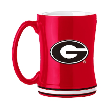 Logo Brands Georgia 14oz Relief Mug 142-C14RM